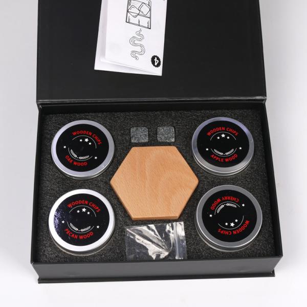 Cocktail Smoker Kit with Torch Old Fashioned Whiskey Kit with Cocktail Smoker and 4 Drink Smoker Flavors Making a Great Gift