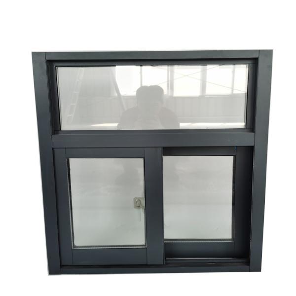 Modern Design Advantage Security Double Pane Glass Low-e Aluminum Alloy Silding Window