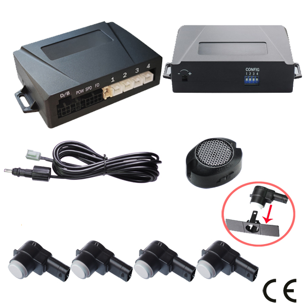 Car Backup Ulrasonic Reversing Universal Buzzer Sound Alarm Front Rear Reversing Parking Sensor System