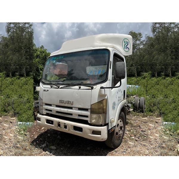 Caminhão de carga usado ISUZU ELF 600P 700P Caminhão leve 175hp Motor diesel 4KH1 Com 3 assentos e 2 portas