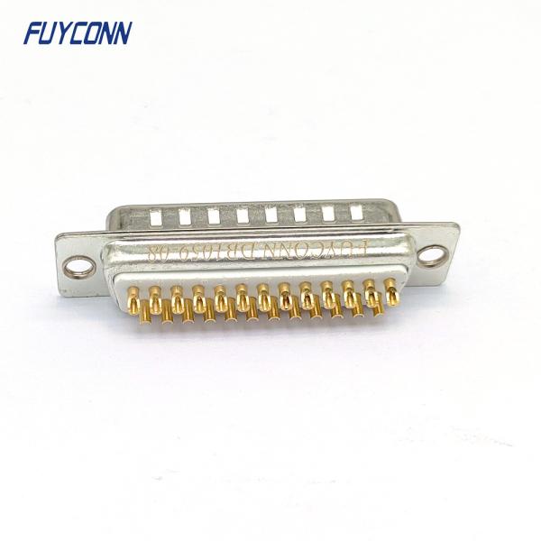 Male Solder Cup Machine Pin DB Connector 9 15 25 37 Pos Machined D-SUB Connector