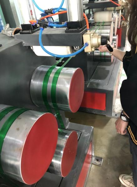 Linha de extrusão de correia de embalagem para animais de estimação 9mm-32mm Máquina de fabricação de correia de embalagem