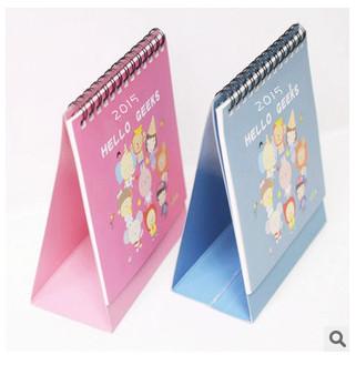 Customed Logo Festival Pattern Desk Calendar Compact Desk Calendar
