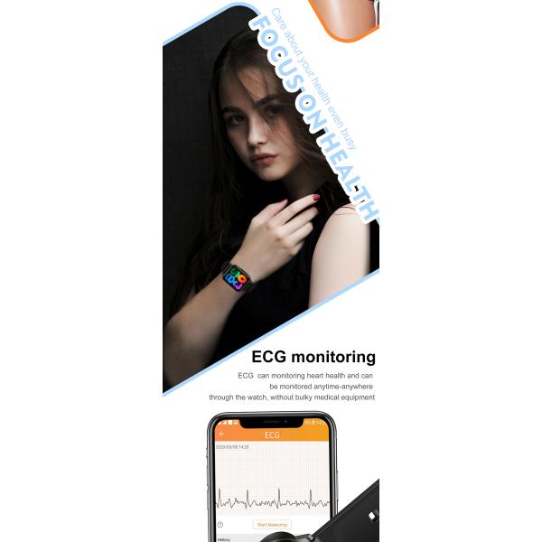 Браслет спорта DTX IPS умный большой дюйм IP68 ECG IPS 1,78 экрана