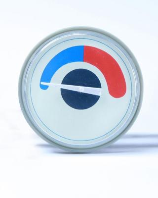 Boiler Temperature Gauge On Water Heater Round Pointer Display
