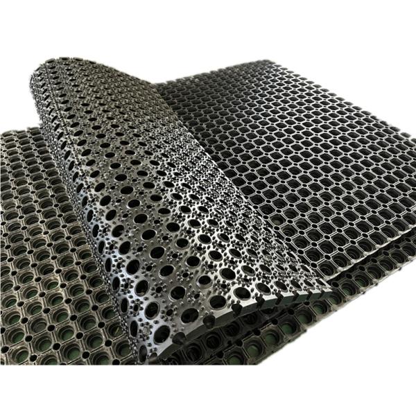 Banho interno industrial da drenagem de Mat For Kitchen Garage Garden do anti assoalho exterior de borracha da fadiga