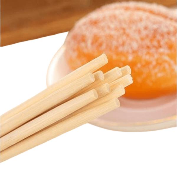 Eco-Friendly Biodegradable Bamboo Round Chopsticks for Disposable Dining Experience