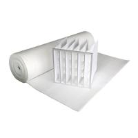 Tissu non tissé blanc 50gsm du polypropylène ISO9001 F9 pour des épurateurs d'air