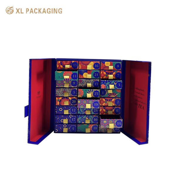 XL Packaging Custom Packaging Box Factory Custom  Muslim Islamic Party Eid Mubarak Candy Box Magnetic Ramadan Countdown Box Packaging