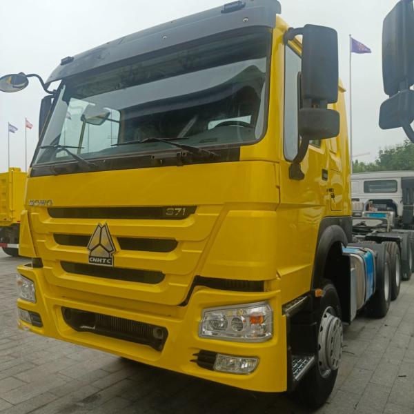 31-40t Load Capacity Used HOWO371HP Tractor Transport Truck with Hydraulic Steering