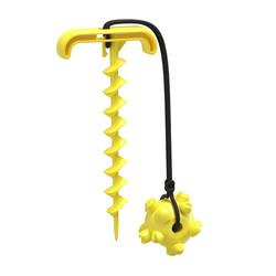 ABS Cleaning Teeth Cute Pet Toys Durable Three Piece Set With Rope