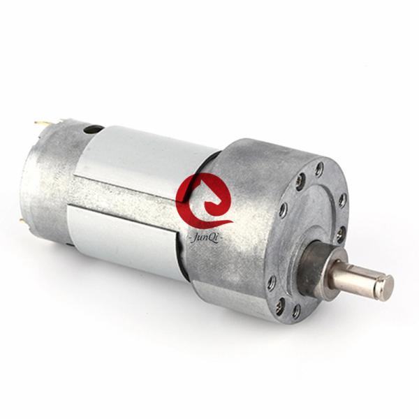 Motor da C.C. do motor 12V/24V 6000rpm da C.C. da engrenagem de dente reto da eficiência elevada de JQM-37RS 395 37mm com caixa de engrenagens