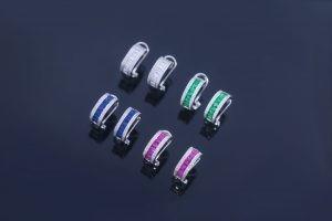 Des boucles d'oreilles en argent 925 Sterling