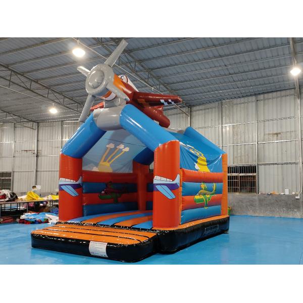 商用品 充気式 ボンブハウス ヘリコプター 飛行機 漫画 充気式 ボンサー 跳躍 遊び場 子供向け
