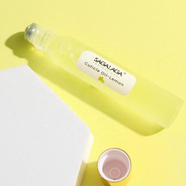 Pink Organic Vegan privé en gros en vrac Revitalizer Bouteille à rouleaux Étiquette stylo à ongles Réservoir d'huile de cuticule pour ongles personnalisé