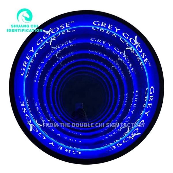 Coleção Neon Abyss Mirror 12 Opções de decoração de interiores para espaços internos contemporâneos