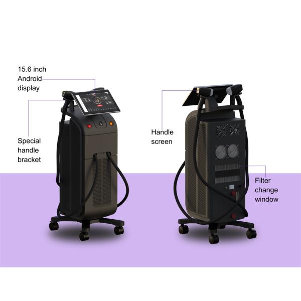 Эффективное удаление волос с помощью 755 808 940 1064nm диодного лазера 1600-2400W высокой мощности