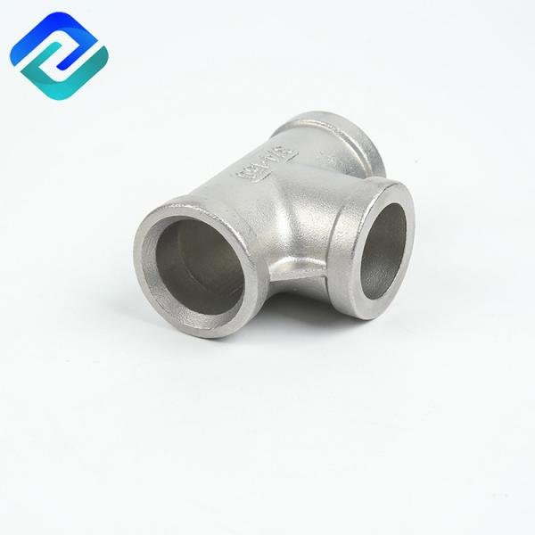 High Pressure BSPP Ss Tee Fitting ISO4144 Stainless Steel 304l Pipe Fittings