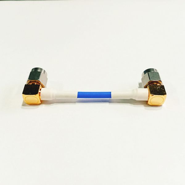 Right Angle RF Cable Assembly 086 SMA Coaxial Cable Assembly DC-18G Male To Male
