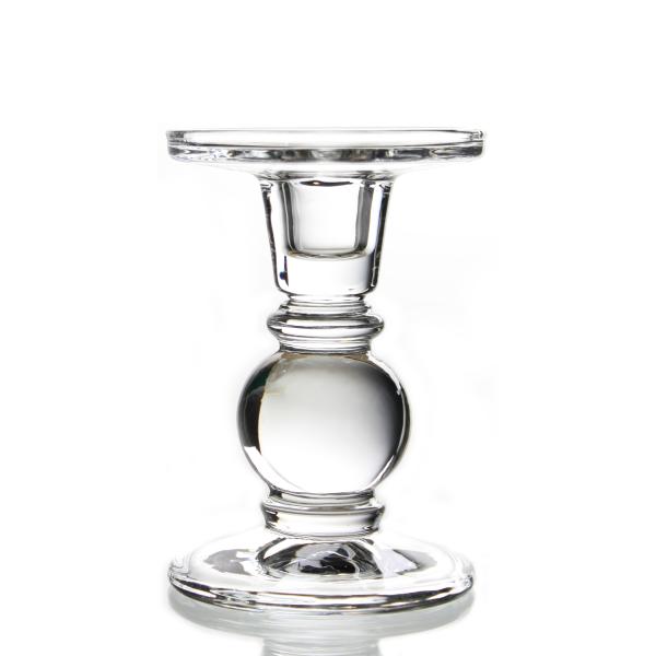 Classic Clear Glass candle holder for party wedding celebration