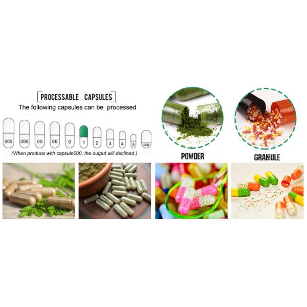 Touch Screen 3 Bores Gel Capsule Filling Machine