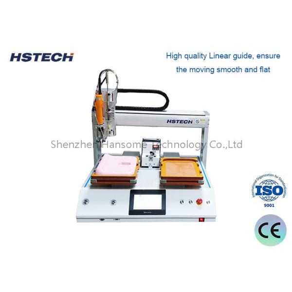 Dual Platform Automatic Soldering Robot With Dual Soldering Irons For PCB Assembly