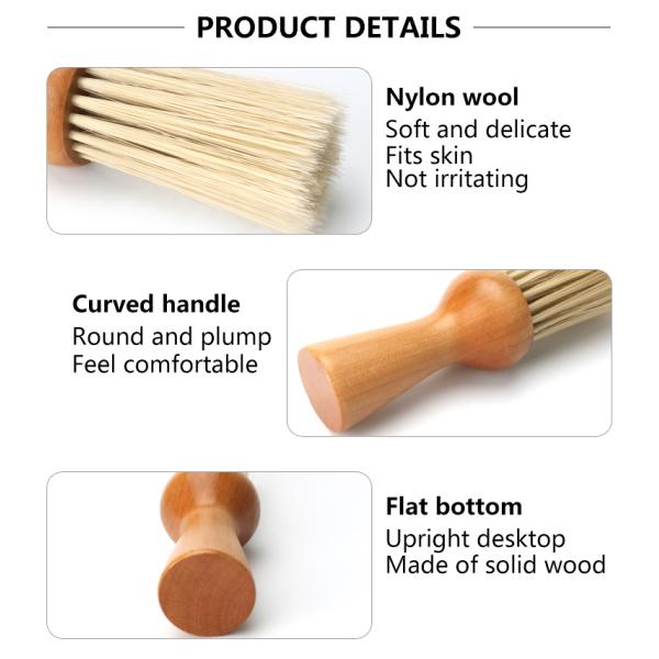 Brosse à poudre personnalisable pour le cou et le cou