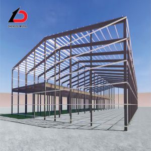 Q235 Low Alloy Prefab Steel Structure Building Wear Resistance