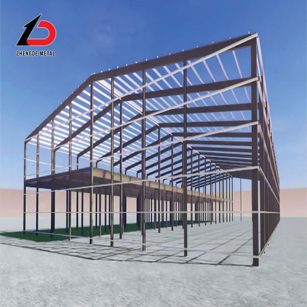 Fabrication Design Steel Frame Structure Warehouse Metal ODM