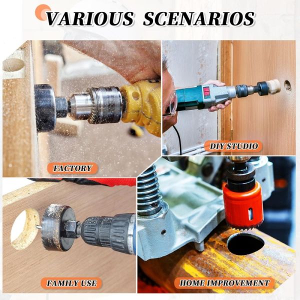 80mm Hole Saw Tooth HSS Steel Drill Bit Cutter Tool For Metal Wood Alloy