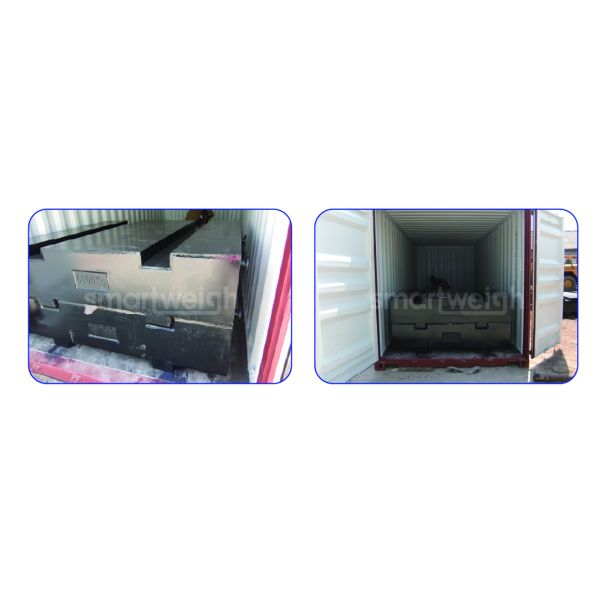 Industrial Cast Iron Standard Test Weight 1000kg Scale Calibration Weights Customized