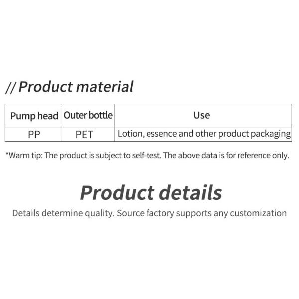 Flacon pompe cosmétique en plastique PET transparent vide personnalisé de 150 ml pour huile corporelle nettoyante pour l'emballage des soins de la peau