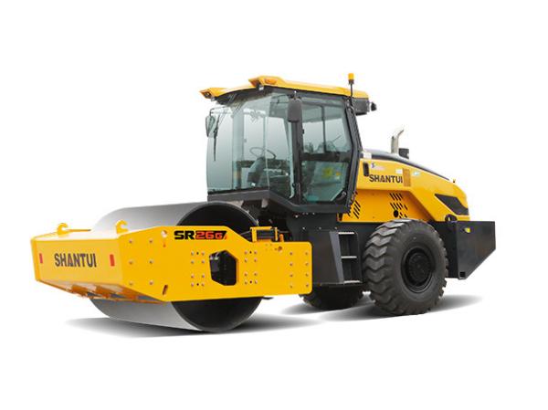 Fully Hydraulic Double Drive Single Drum Vibratory Roller Road Leveling Machine