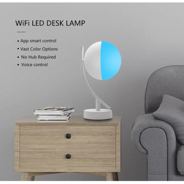 Gloamrket Smart LED Light Bulb Tuya Wifi 12W RGBW Dimmable Table Lamp