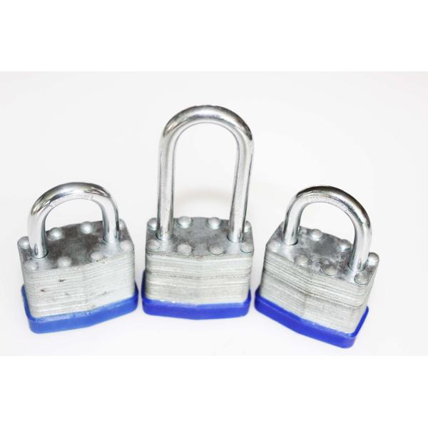 Long shackle Safety Lockout Padlocks High Strength Steel Laminated