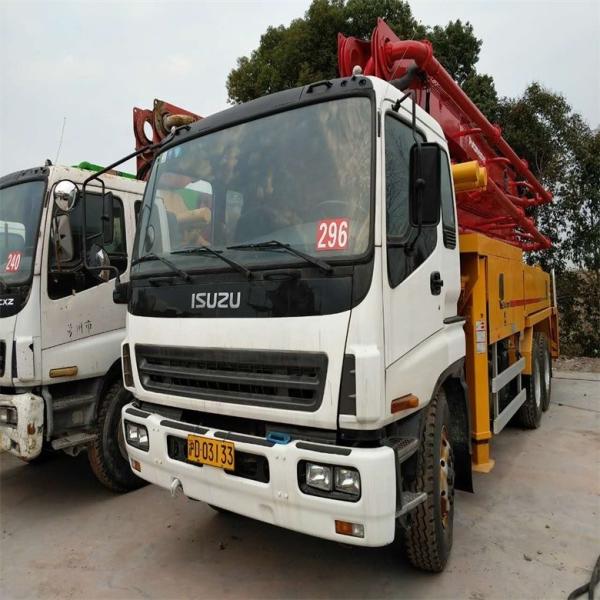 High Efficience Year 2019 Used Putzmeister Concrete Pump Truck with and Condition