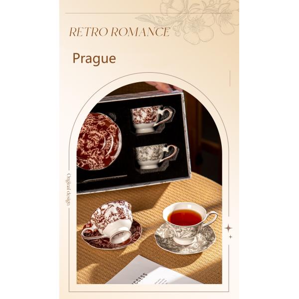 Sustainable Ceramic Tea Cup Set For Elegant Cappuccino Cups And Porcelain Mug