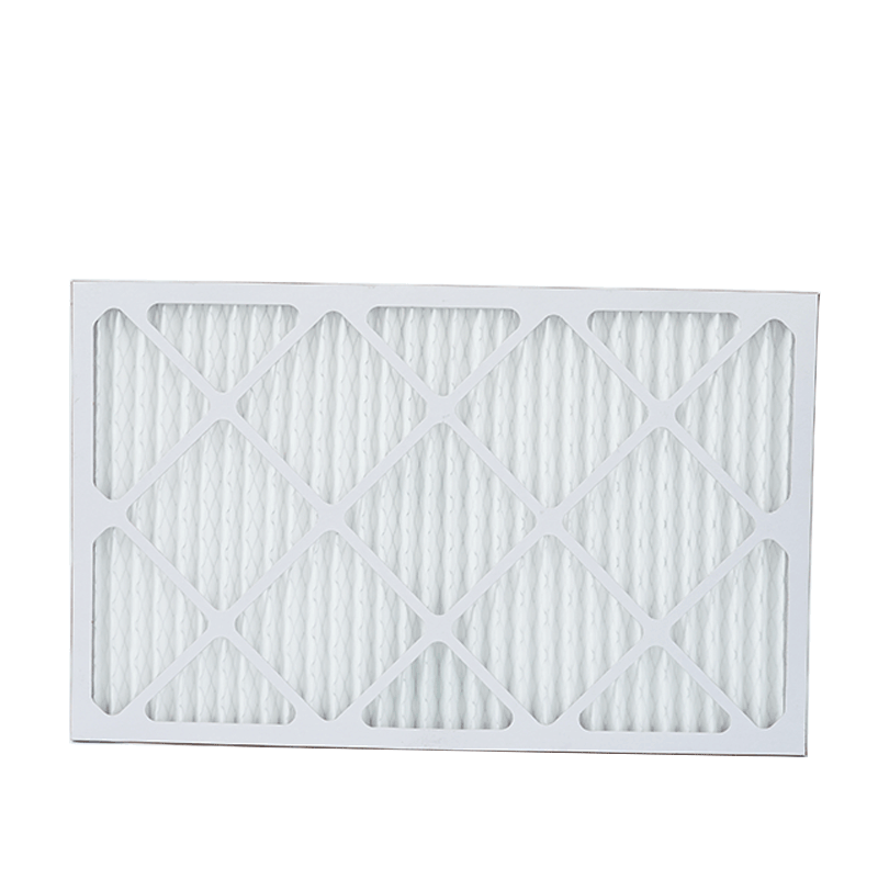 Customized cardboard frame Pleated Furnace Filter for Hvac air Filter