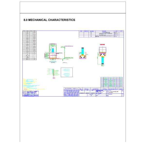 1.9 дюймовый LCD TFT дисплейный модуль, разрешение 1600x1200, интерфейс MIPI 50 пин яркость 1000C/D