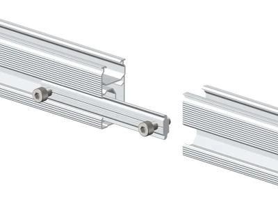 Anodized Aluminum Solar Panel Mounting Brackets Corrosion Resistant