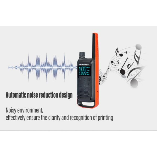 Talkie-walkie motorola Talkabout T82 Extreme Quad 5km Pmr Battery Earpiece Twin Pack Cost-effective Two-Way Radio Walkie Talkie
