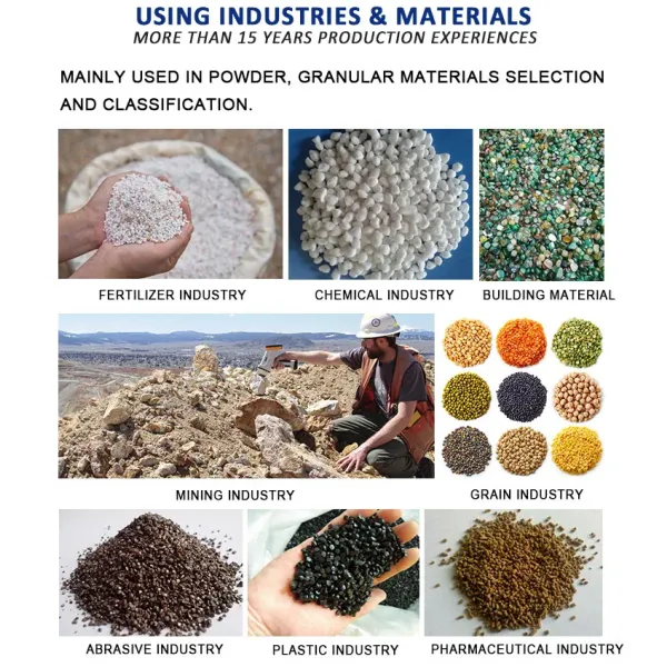 Customized Silica Sand Classifier Machine Sifting Rectangular Linear Vibrating Sieve Screen