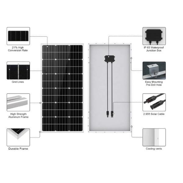 Innovative Photovoltaic Technology Solar Panel with MC4 Connector Compatibility