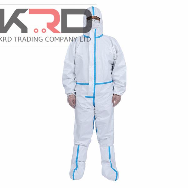 Protective Suit Personal Hospital Safety Medical Isolation Anti Virus Chemical Disposable Coverall Medical Protective Cl