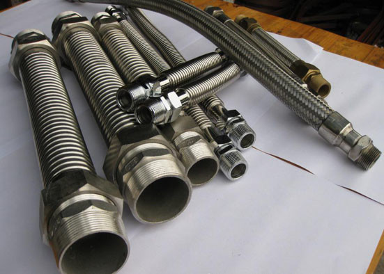 DN400 A403 WP304 Stainless Steel Flexible Hose With Flange