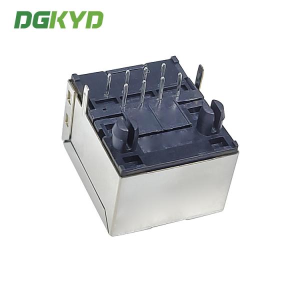 O jaque fêmea do LAN rj45 da entrada vertical da altura 12mm de KRJ-1808NL integrou o Magnetics HY951180A compatível