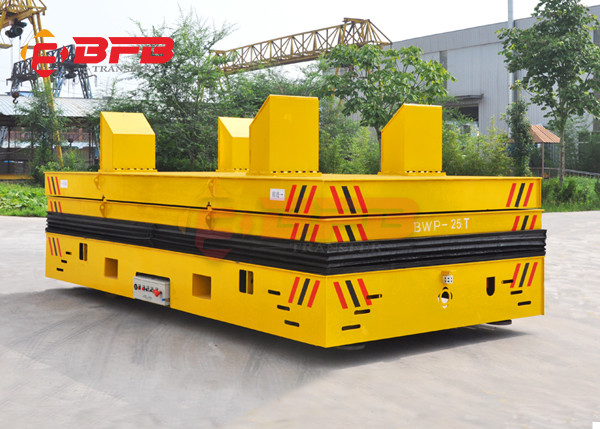 Load 1000t Q235 Self Loading Motorised Trolleys Carts