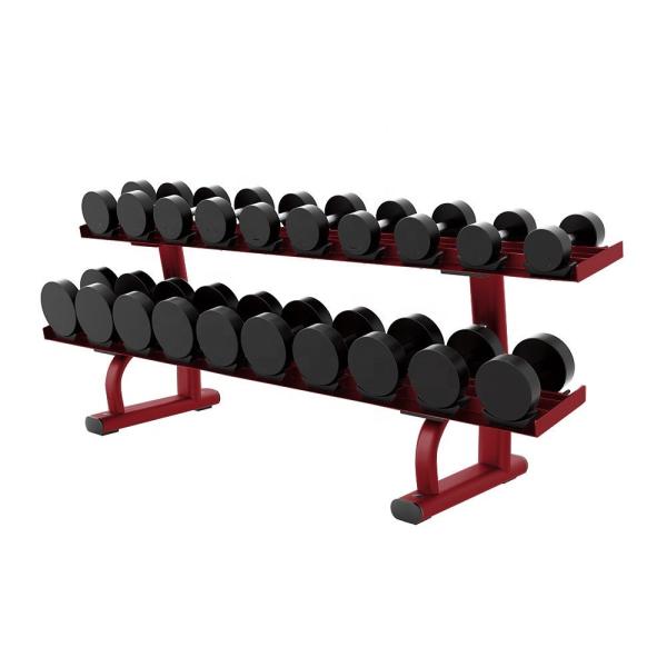 200KG Fitness Dumbbell Rubber Dumbbell Set Integrated Gym Trainer