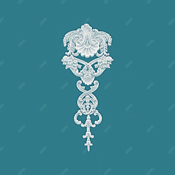 GH-8088 Oem Service French Style Light Weight Urethane Polyurethane Veneer Ornaments