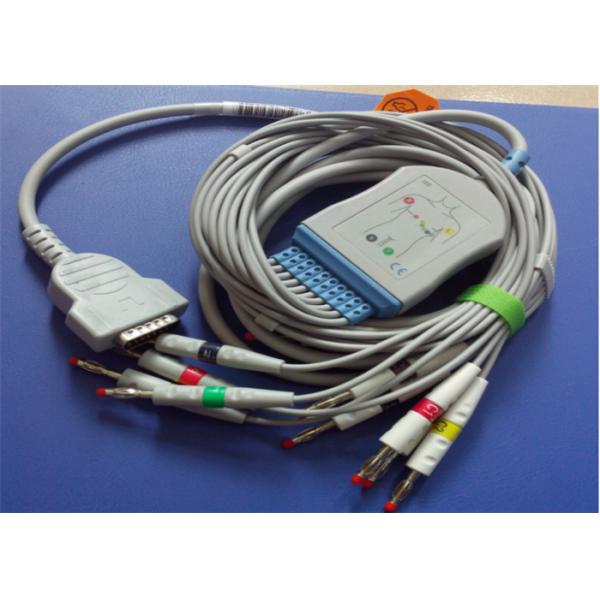 Кабель 10lead GE Marquette EKG с бананом 4,0 2029893 001 с TPU
